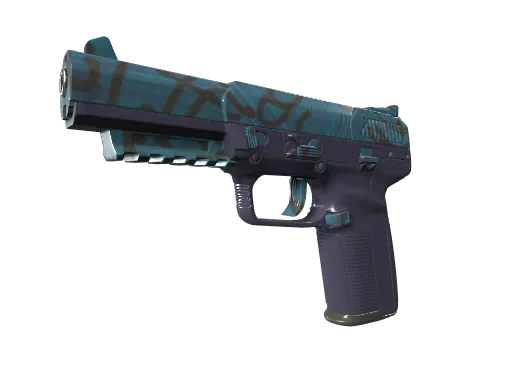 Souvenir Five-SeveN | Midnight Paintover (Well-Worn)