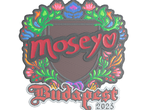 Sticker | Moseyuh (Embroidered) | Budapest 2025
