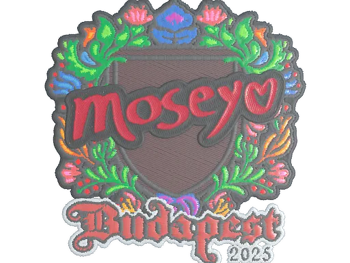 Sticker | Moseyuh (Embroidered) | Budapest 2025