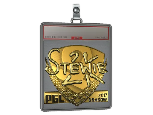 Sticker Slab | Stewie2K (Gold) | Krakow 2017