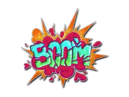 Sticker | Go Boom (Glitter)