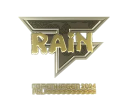 Sticker | rain (Gold) | Copenhagen 2024