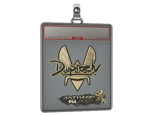 Sticker Slab | dupreeh (Gold) | Antwerp 2022