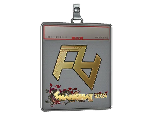 Sticker Slab | Rare Atom (Gold) | Shanghai 2024