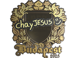 Sticker | chayJESUS (Gold) | Budapest 2025