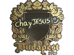 Sticker | chayJESUS (Gold) | Budapest 2025