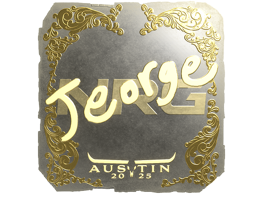 Sticker | jeorge (Gold) | Austin 2025