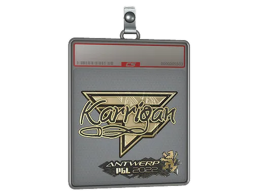 Sticker Slab | karrigan (Gold) | Antwerp 2022