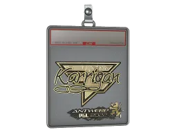 Sticker Slab | karrigan (Gold) | Antwerp 2022