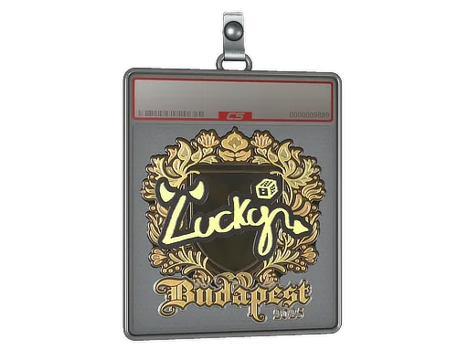 Sticker Slab | Lucky (Gold) | Budapest 2025
