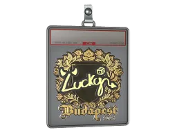 Sticker Slab | Lucky (Gold) | Budapest 2025