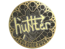 Sticker | huNter- (Gold) | Cologne 2026