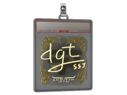Sticker Slab | dgt (Gold) | Austin 2025