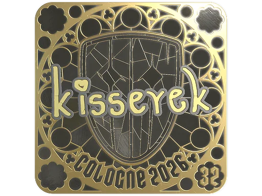 Sticker | kisserek (Gold, Ranked) | Cologne 2026