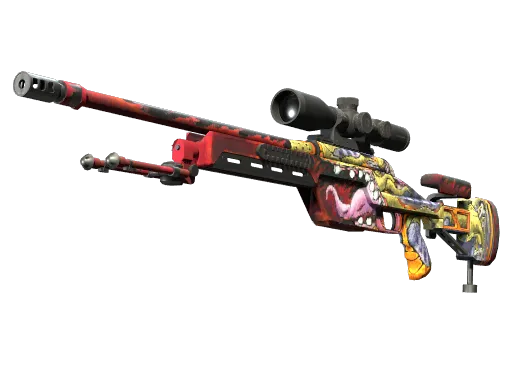 Souvenir SSG 08 | Bloodshot (Minimal Wear)
