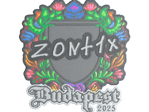Sticker | zont1x (Embroidered) | Budapest 2025
