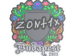 Sticker | zont1x (Embroidered) | Budapest 2025