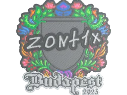 Sticker | zont1x (Embroidered) | Budapest 2025