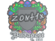 Sticker | zont1x (Embroidered) | Budapest 2025