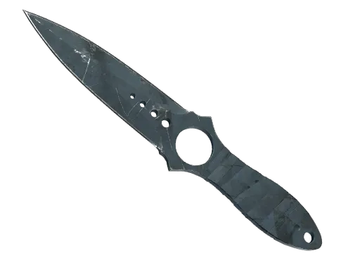 ★ Skeleton Knife | Night Stripe (Battle-Scarred)