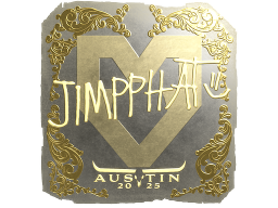 Sticker | Jimpphat (Gold) | Austin 2025