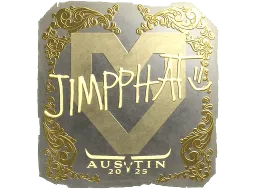 Sticker | Jimpphat (Gold) | Austin 2025