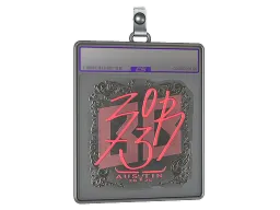 Sticker Slab | zorte (Foil) | Austin 2025