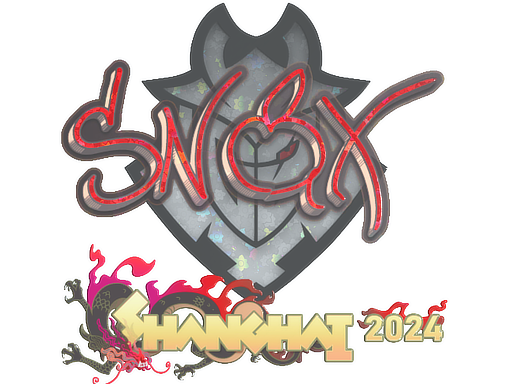 Sticker | Snax (Glitter) | Shanghai 2024