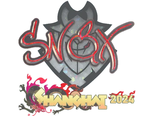 Sticker | Snax (Glitter) | Shanghai 2024