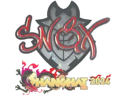 Sticker | Snax (Glitter) | Shanghai 2024