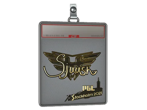 Sticker Slab | sjuush (Gold) | Stockholm 2021