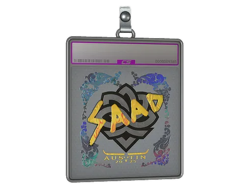 Sticker Slab | saadzin (Holo) | Austin 2025