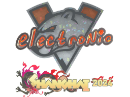 Sticker | electronic (Glitter) | Shanghai 2024