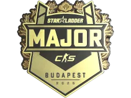Sticker | StarLadder (Gold) | Budapest 2025