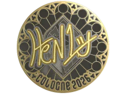 Sticker | HEN1 (Gold) | Cologne 2026