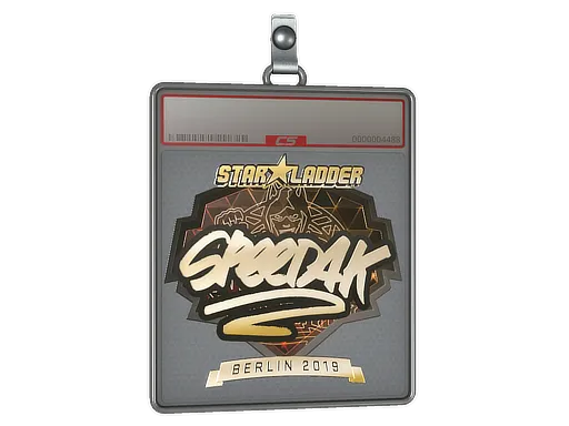 Sticker Slab | speed4k (Gold) | Berlin 2019
