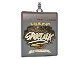 Sticker Slab | speed4k (Gold) | Berlin 2019
