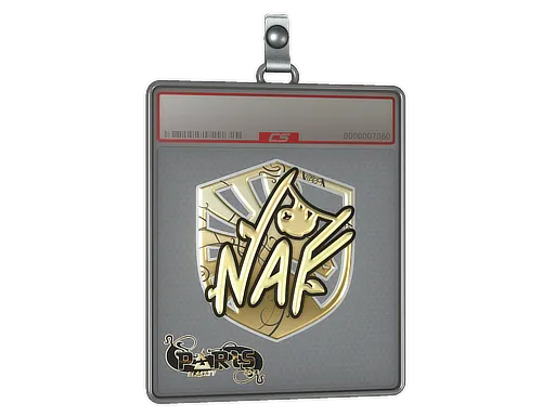 Sticker Slab | NAF (Gold) | Paris 2023