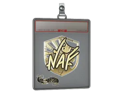 Sticker Slab | NAF (Gold) | Paris 2023