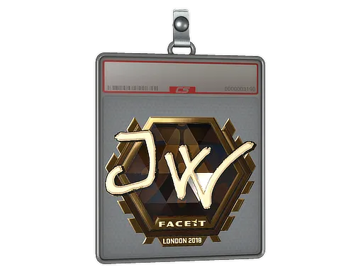 Sticker Slab | JW (Gold) | London 2018
