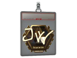 Sticker Slab | JW (Gold) | London 2018