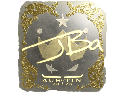 Sticker | JBa (Gold) | Austin 2025