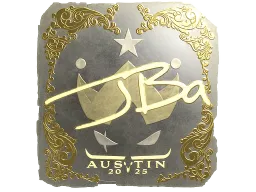 Sticker | JBa (Gold) | Austin 2025