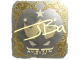 Sticker | JBa (Gold) | Austin 2025