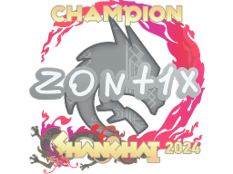Sticker | zont1x (Champion) | Shanghai 2024