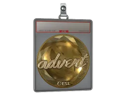 Sticker Slab | advent (Gold) | Katowice 2019