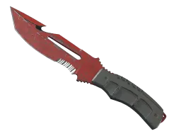 ★ Survival Knife | Crimson Web (Battle-Scarred)