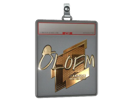 Sticker Slab | olofmeister (Gold) | Boston 2018