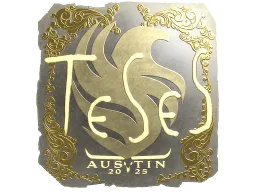 Sticker | TeSeS (Gold) | Austin 2025