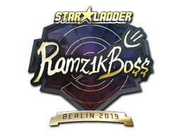 Sticker | Ramz1kBO$$ (Gold) | Berlin 2019